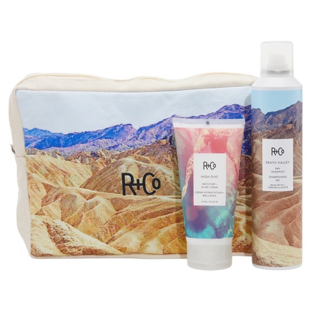 R+Co Dry Shampoo and High Drive& travel bag NWT